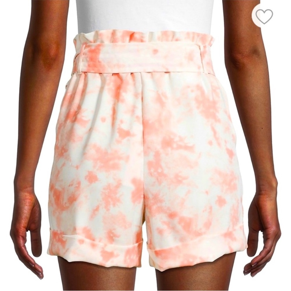 BCBGeneration Women's Shorts Dressy Tie Dye Waist Belted, Sz Sm, NWT - Picture 2 of 10